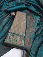 Woven Chanderi Unstitched Suit With Dupatta